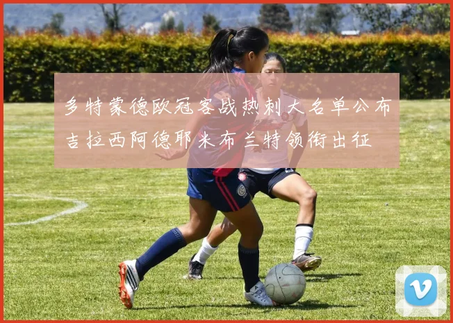 多特蒙德欧冠客战热刺大名单公布吉拉西阿德耶米布兰特领衔出征